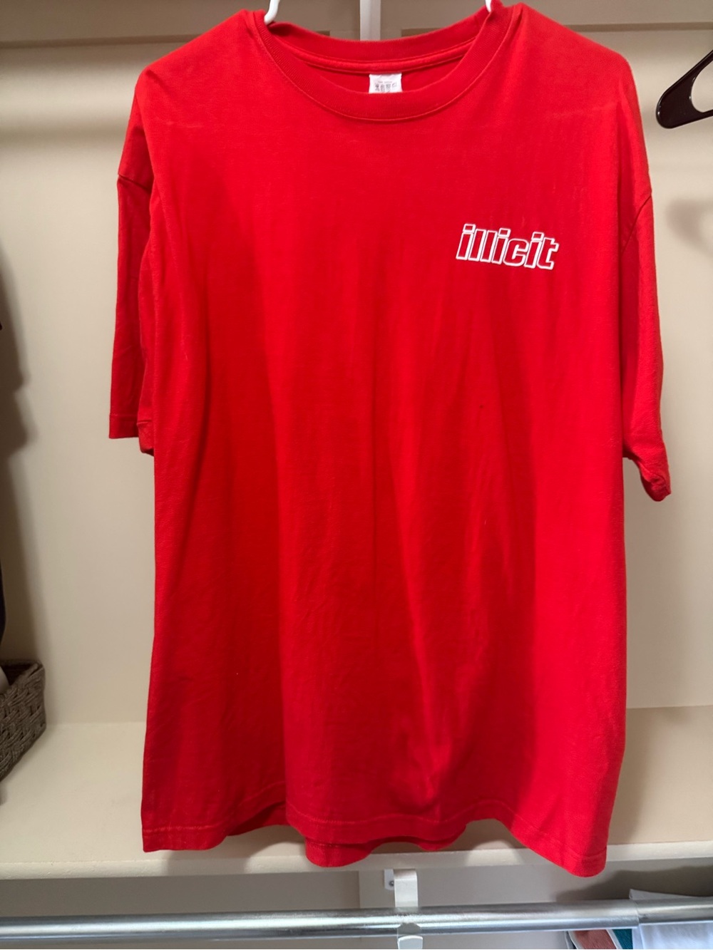 Red Men's Crew Neck T-Shirt